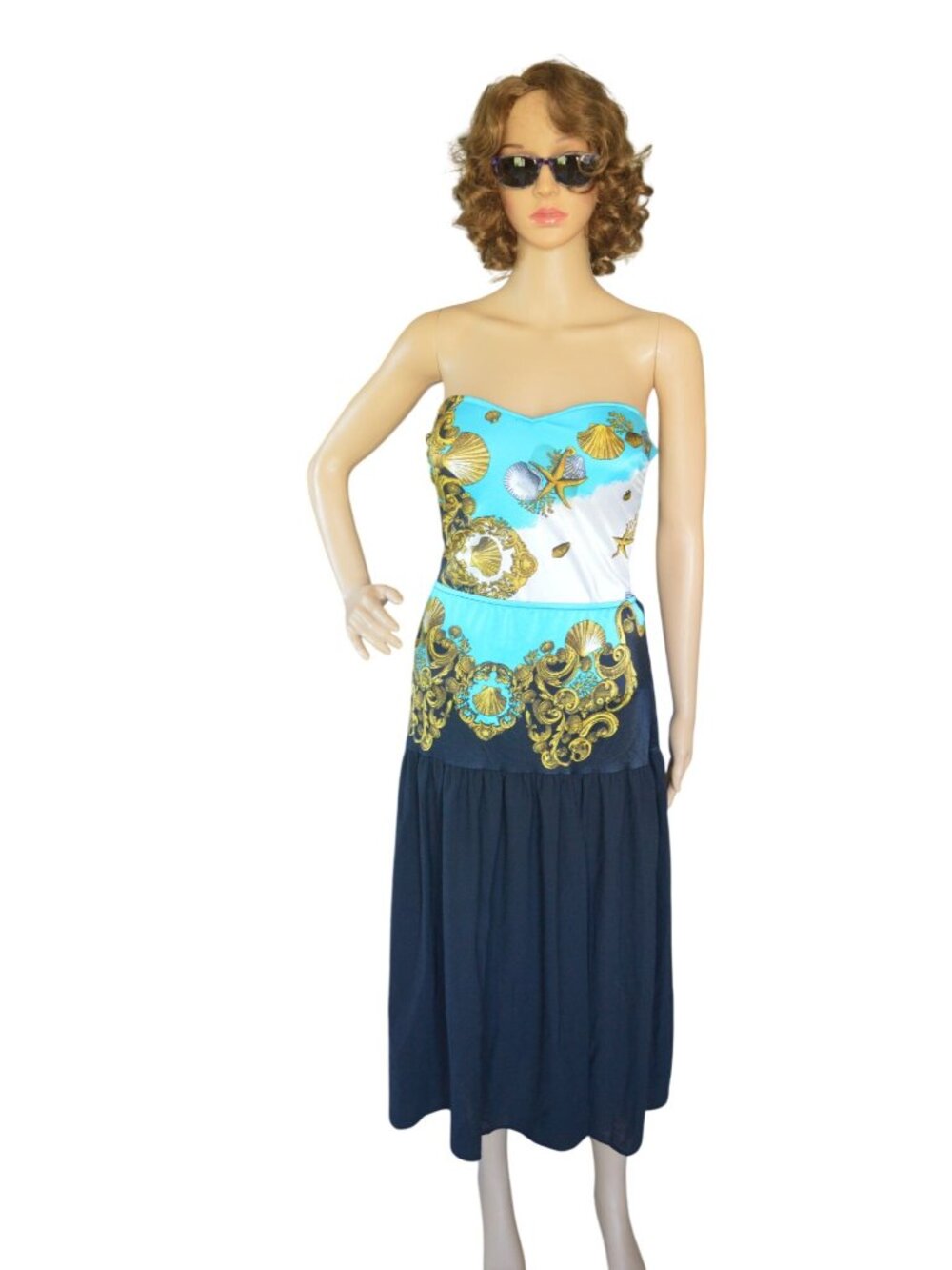 Vintage Catalina Swim Set One Piece Skirt Women's Size M/L (Vintage size 14 & L)